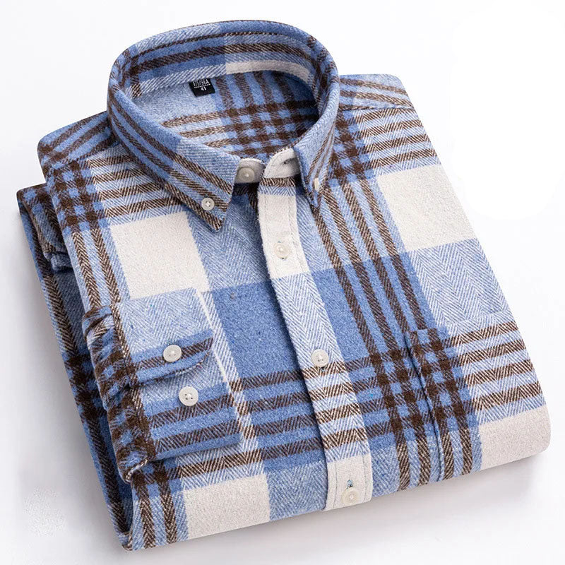 LAURENT MONACO | CHEMISE EN FLANELLE POUR HOMMES