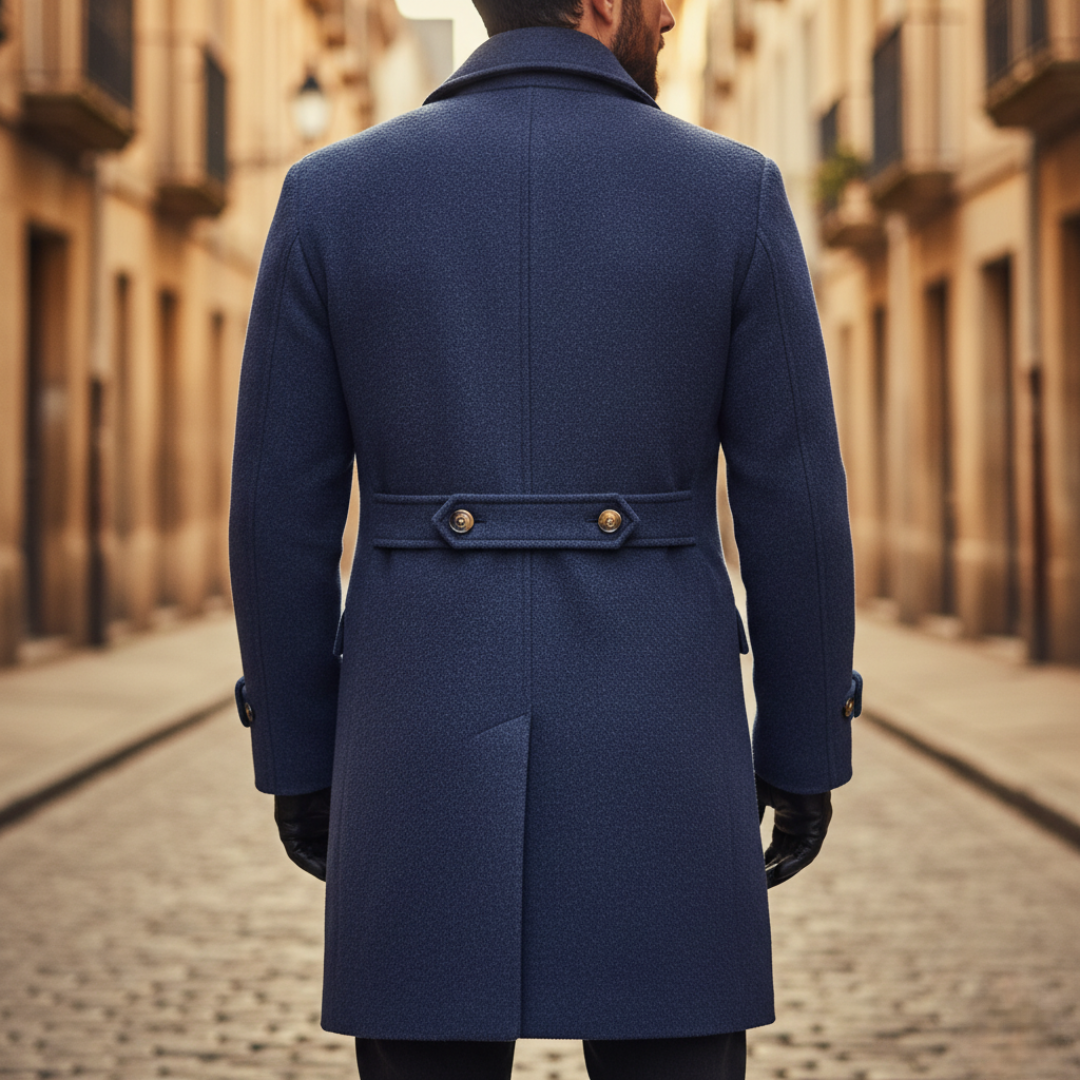 LAURENT MONACO | MANTEAU CLASSIQUE EN LAINE POUR HOMME