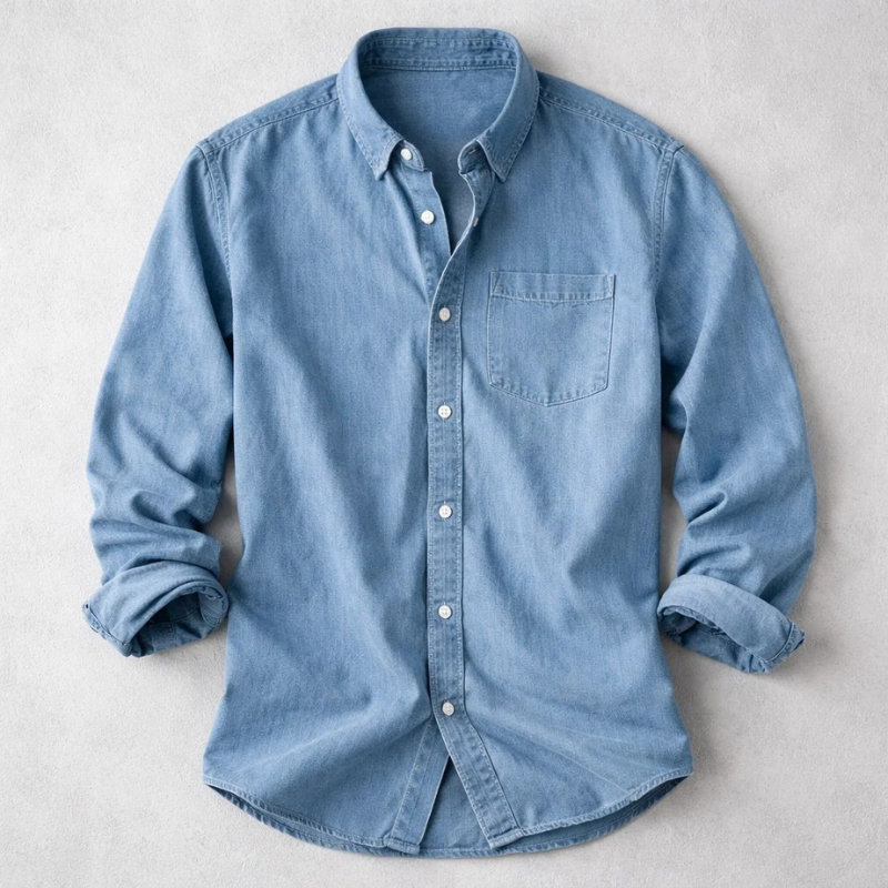 LAURENT MONACO | CHEMISE VINTAGE DÉLAVÉE POUR HOMMES