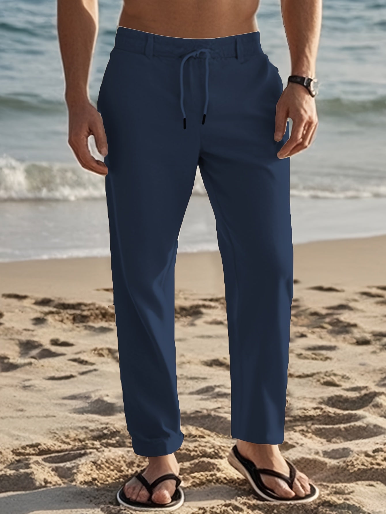 LAURENT MONACO | PANTALON À JAMBE DROITE POUR HOMMES