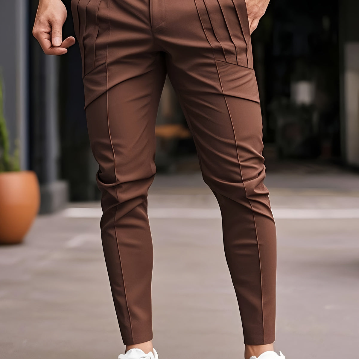 LAURENT MONACO | PANTALON SLIM CASUAL POUR HOMMES