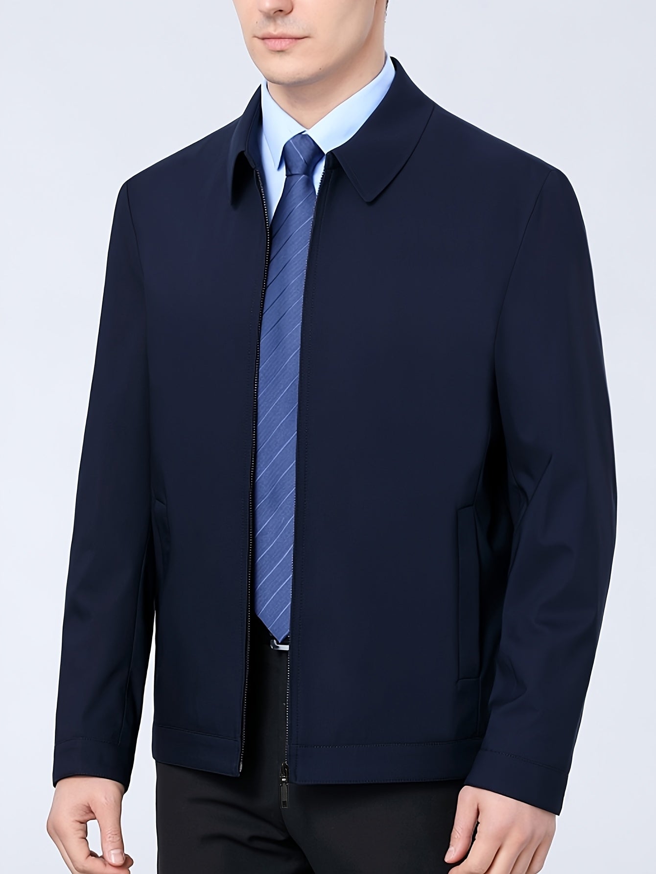 LAURENT MONACO | VESTE DE TRAVAIL À FERMETURE ÉCLAIR POUR HOMMES
