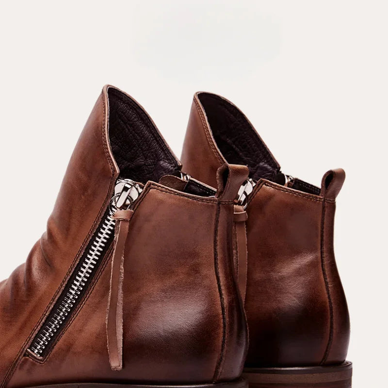 LAURENT MONACO | BOTTES EN CUIR ROYAL