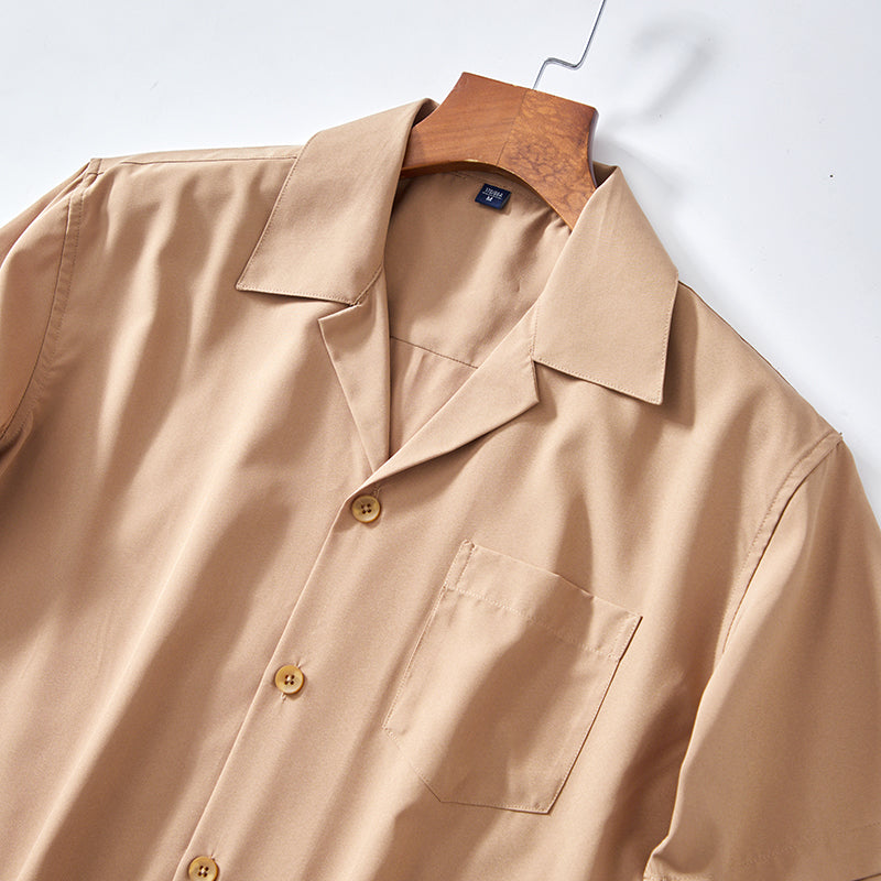 LAURENT MONACO | CHEMISE COL CUBAIN POUR HOMMES