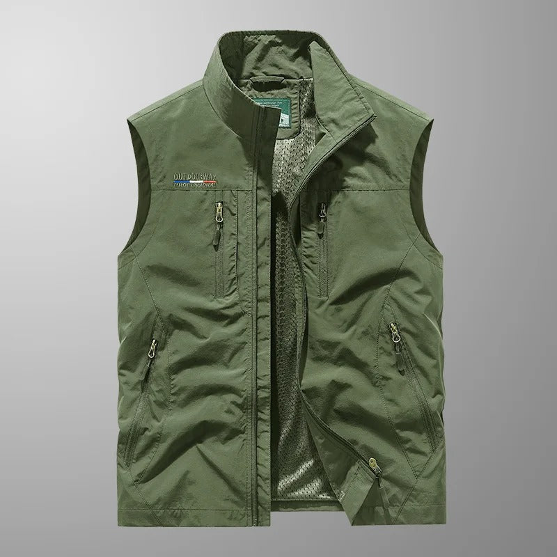 LAURENT MONACO | GILET ZIP EXTERIEUR POUR HOMMES