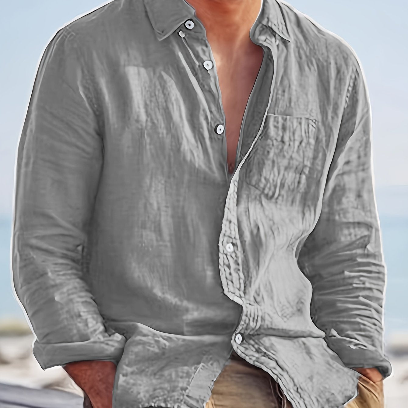 LAURENT MONACO | CHEMISE COTON POUR HOMMES