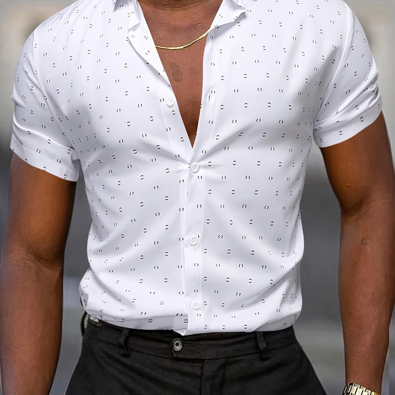 LAURENT MONACO | CHEMISE À IMPRIMÉ TROPICAL POUR HOMMES