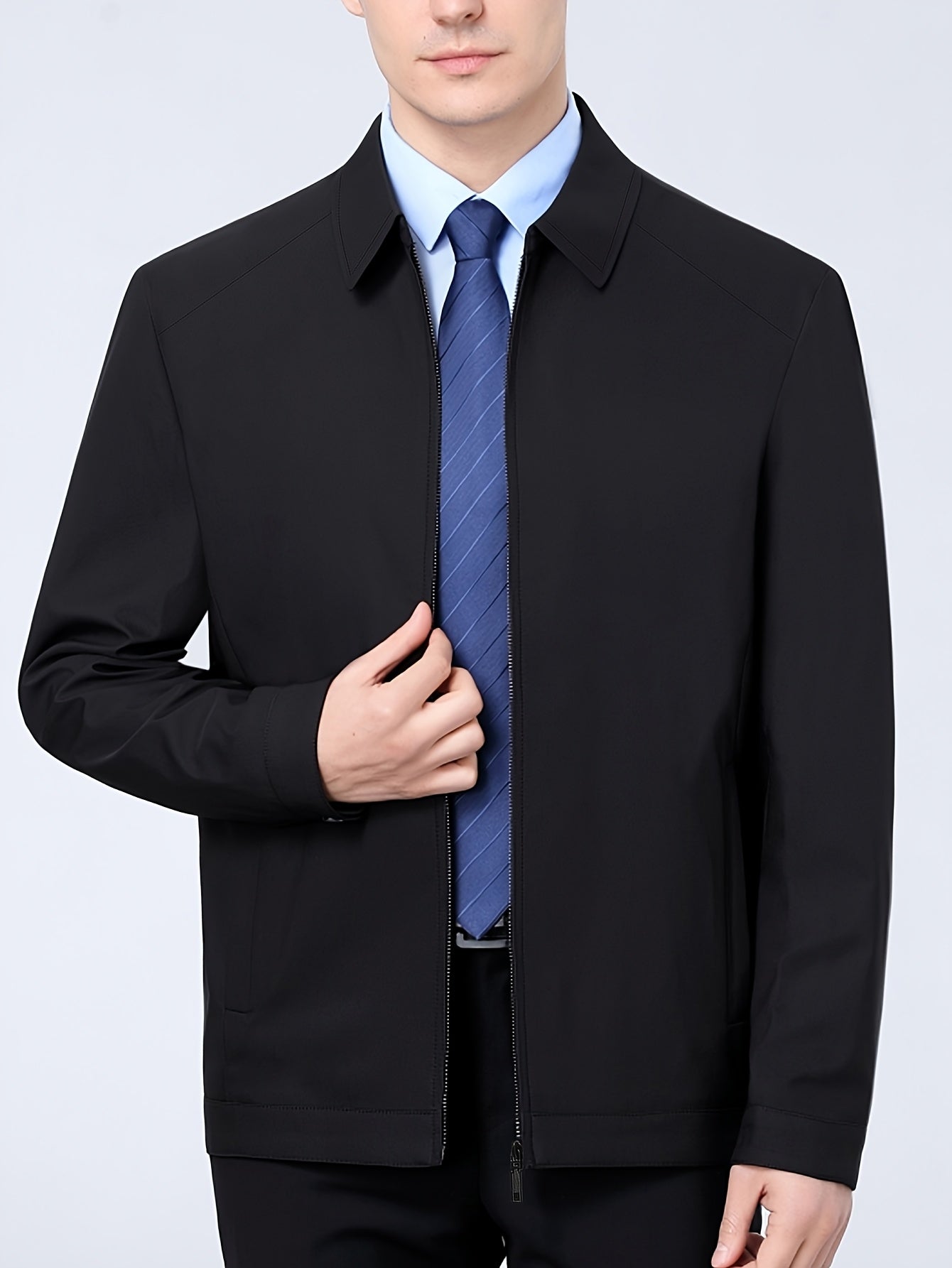 LAURENT MONACO | VESTE DE TRAVAIL À FERMETURE ÉCLAIR POUR HOMMES