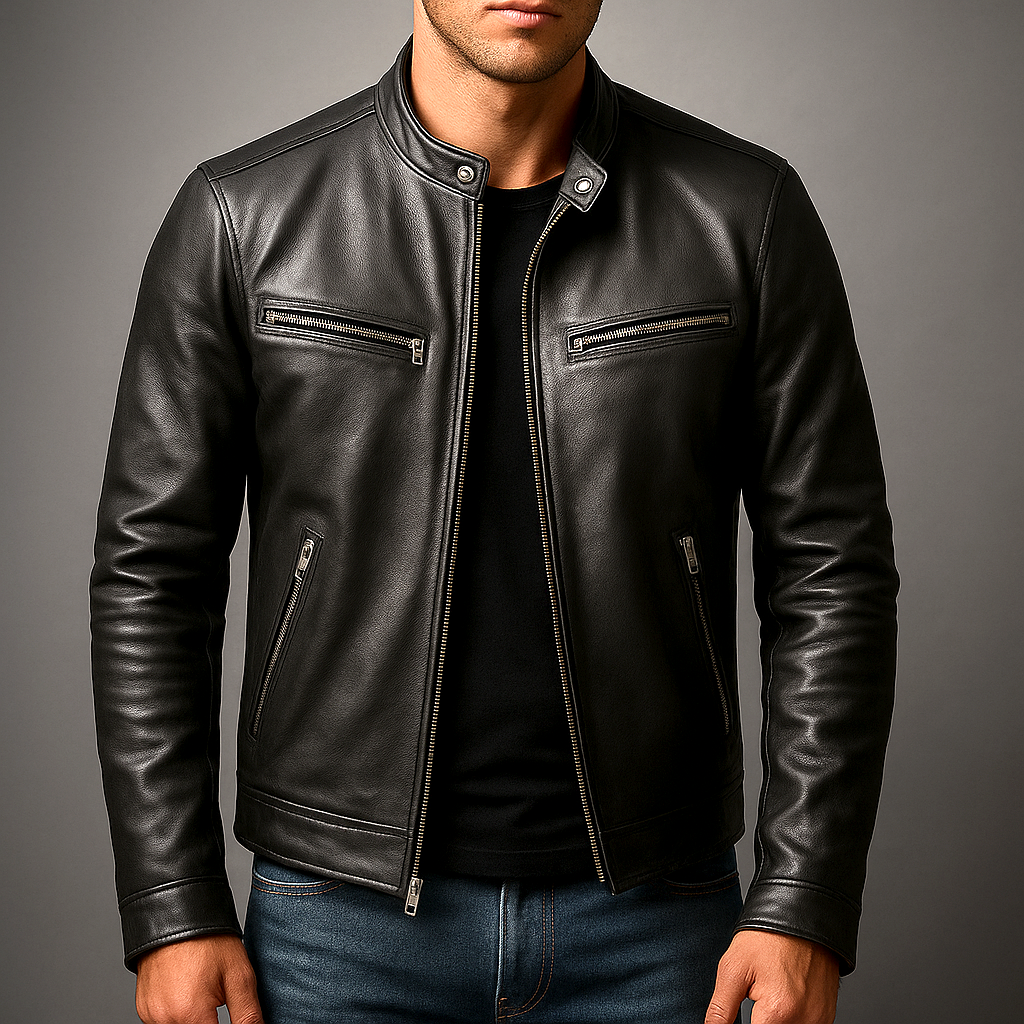 LAURENT MONACO | VESTE ZIPPÉE CLASSIQUE ET ÉLÉGANTE POUR HOMME