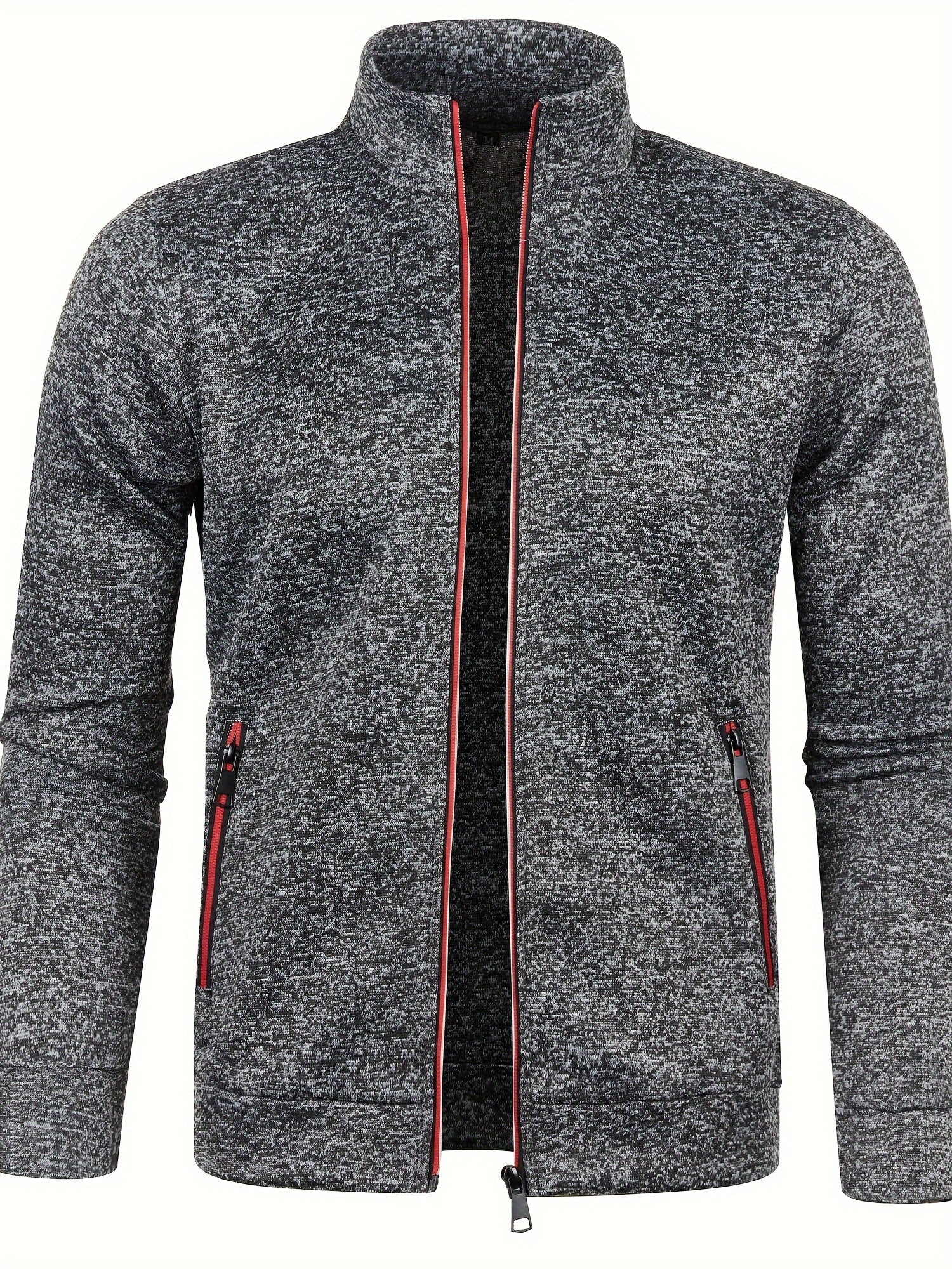 LAURENT MONACO | VESTE EN MAILLE À FERMETURE ÉCLAIR POUR HOMMES