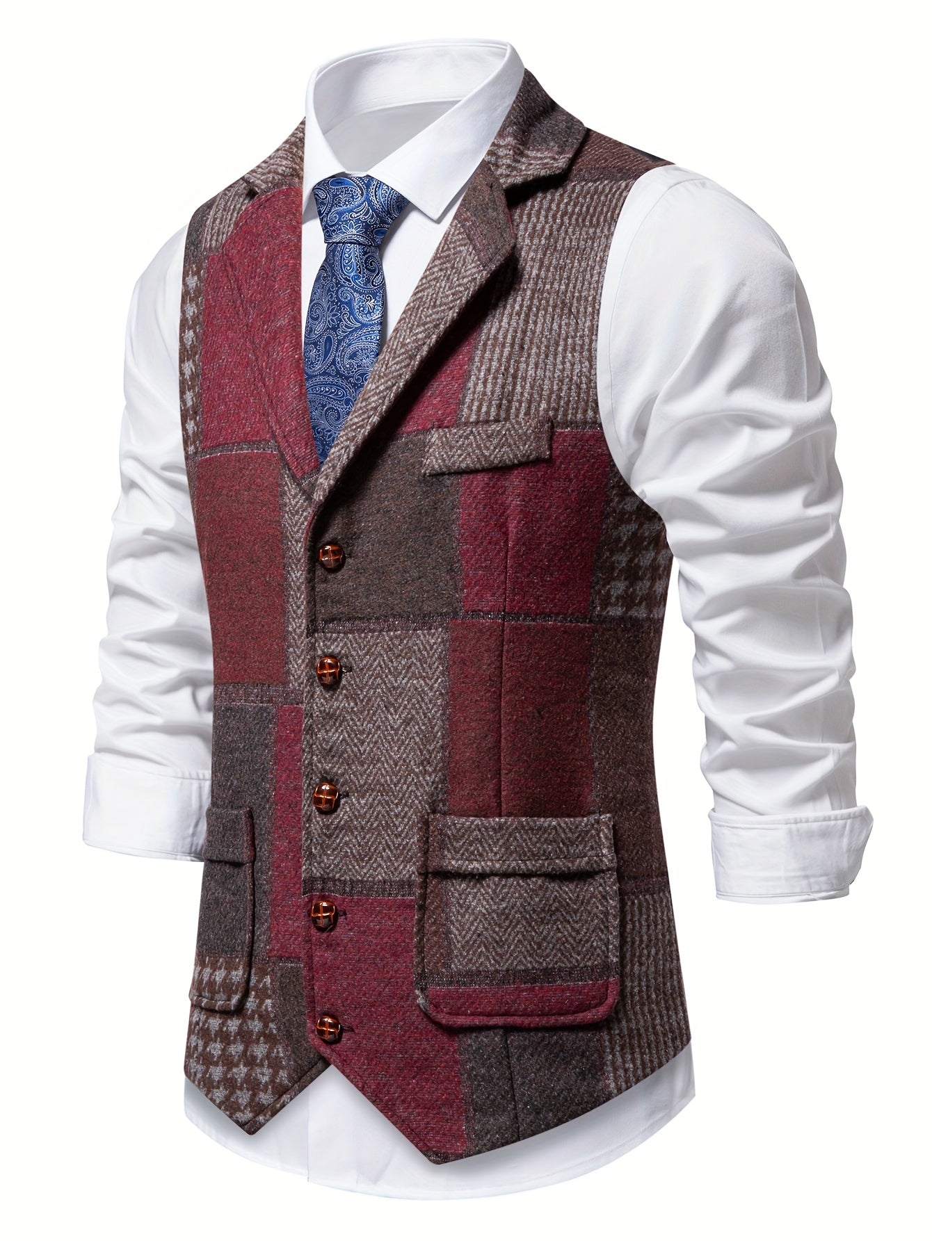 LAURENT MONACO | GILET EN TWEED POUR HOMMES