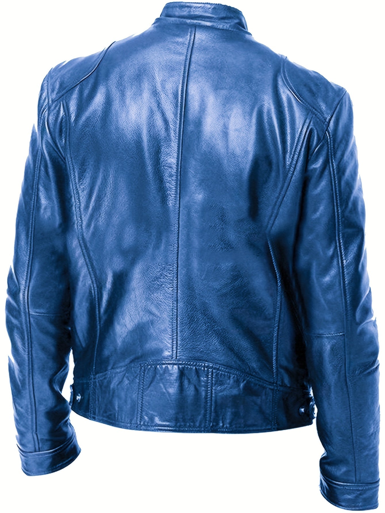 LAURENT MONACO | VESTE MOTARD À FERMETURE ÉCLAIR POUR HOMMES