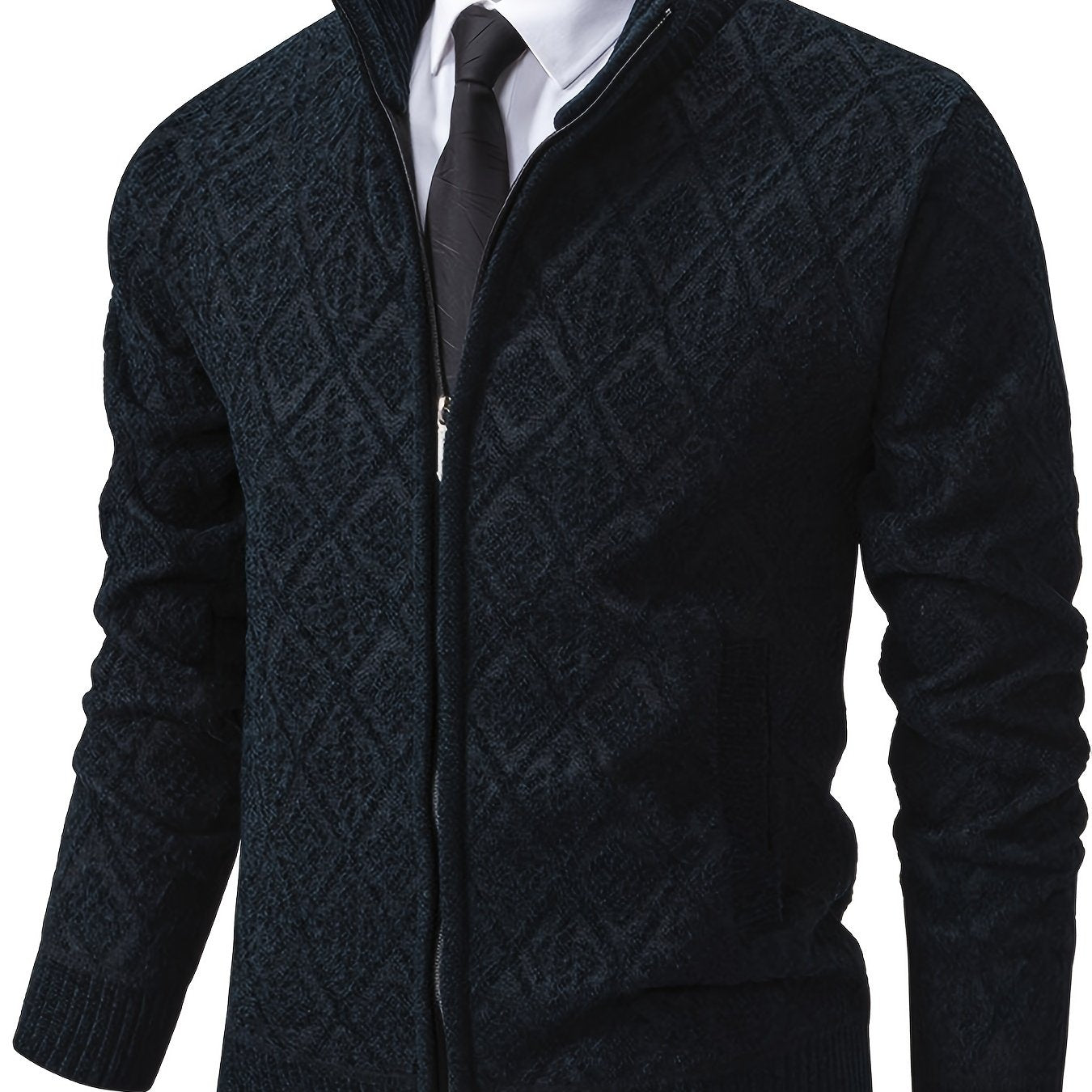 LAURENT MONACO | PULL EN MAILLE GÉOMÉTRIQUE POUR HOMMES