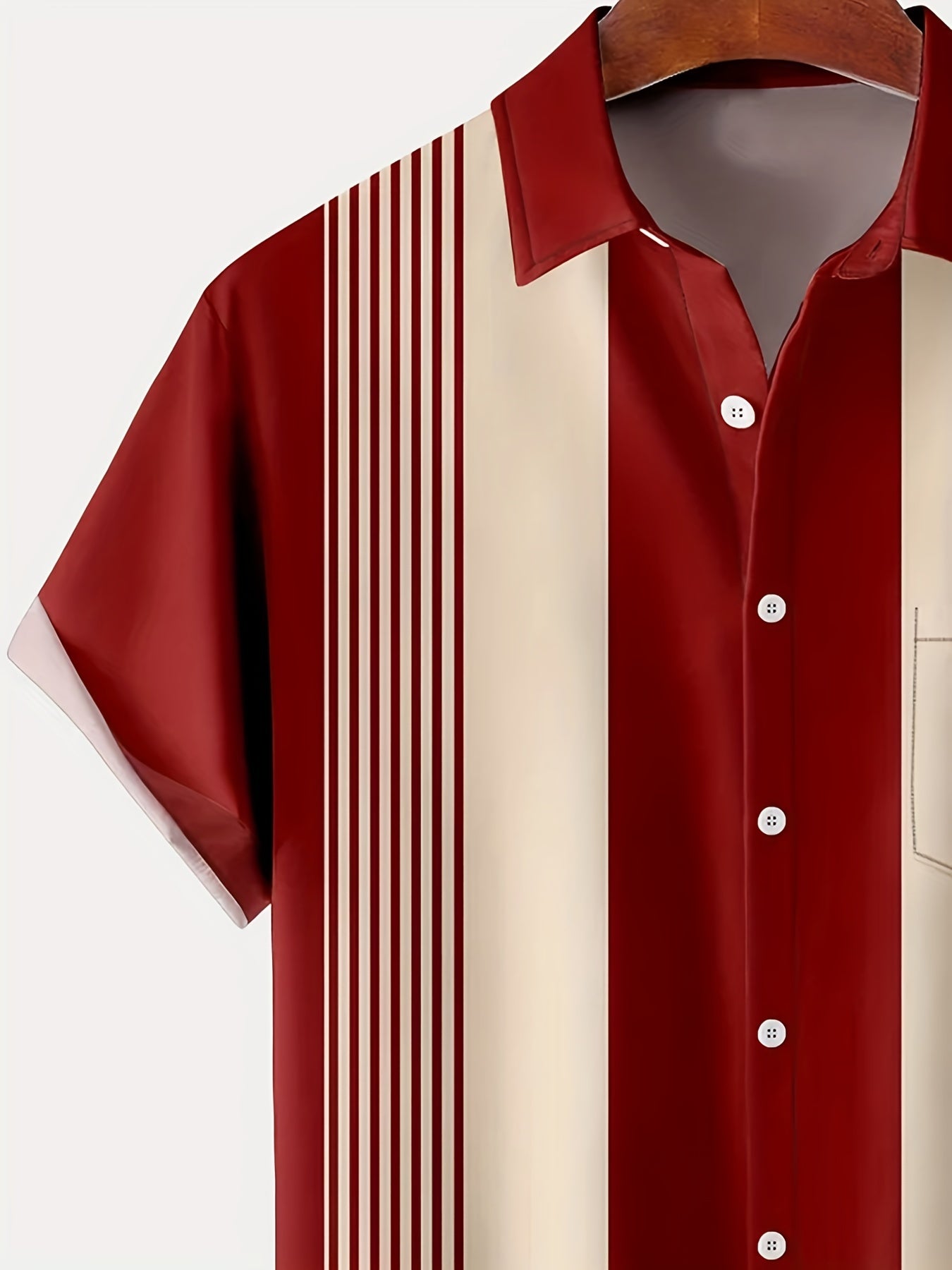 LAURENT MONACO | CHEMISE VINTAGE À MOTIFS GÉOMÉTRIQUES POUR HOMMES