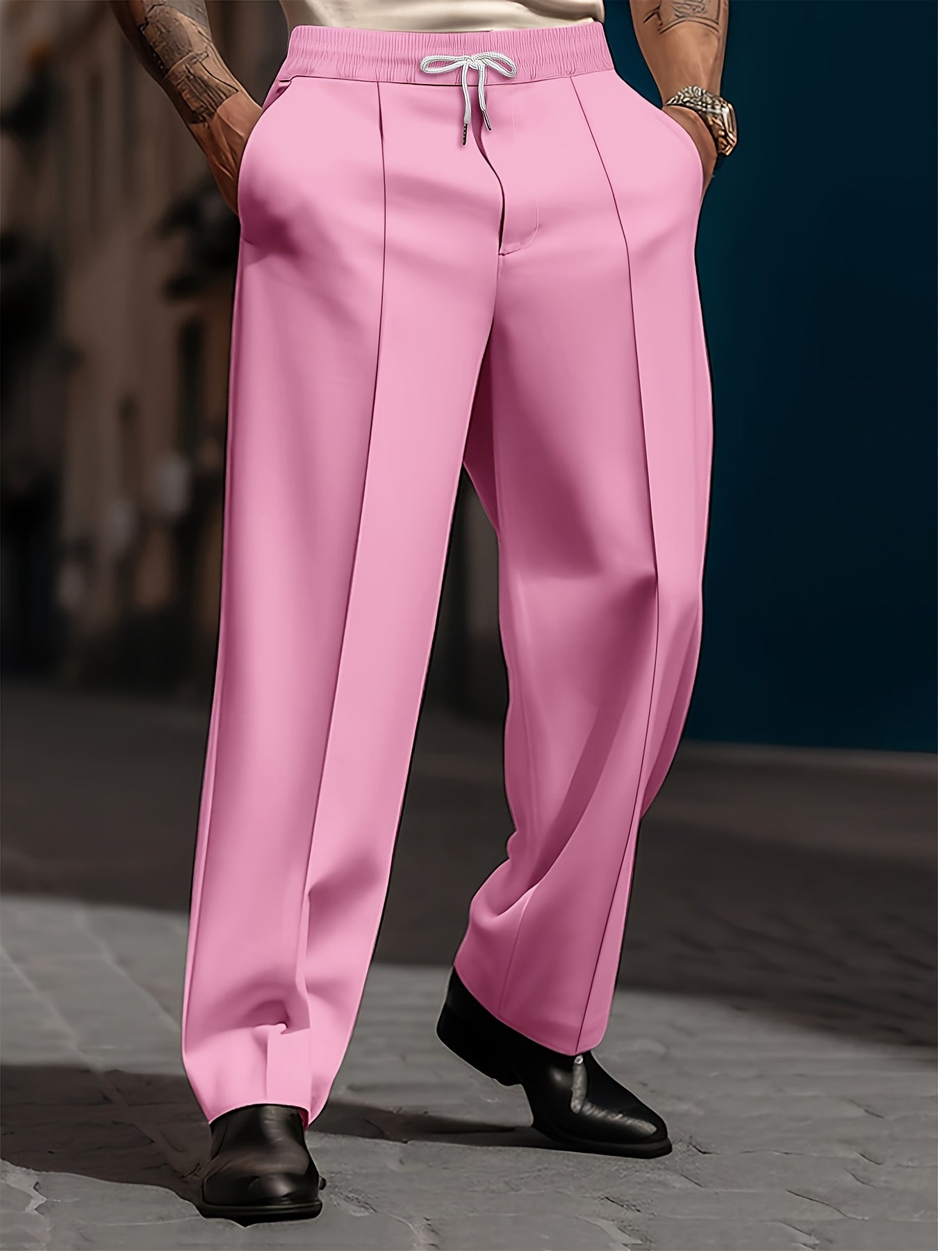 LAURENT MONACO | PANTALON CLASSIQUE DÉCONTRACTÉ POUR HOMMES