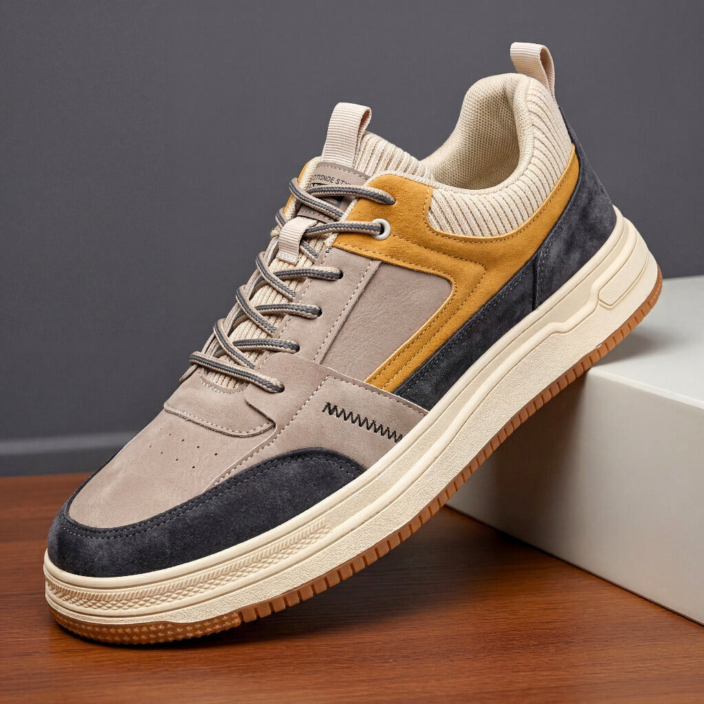 LAURENT MONACO | BASKETS SANS LACETS EN CUIR POUR HOMMES