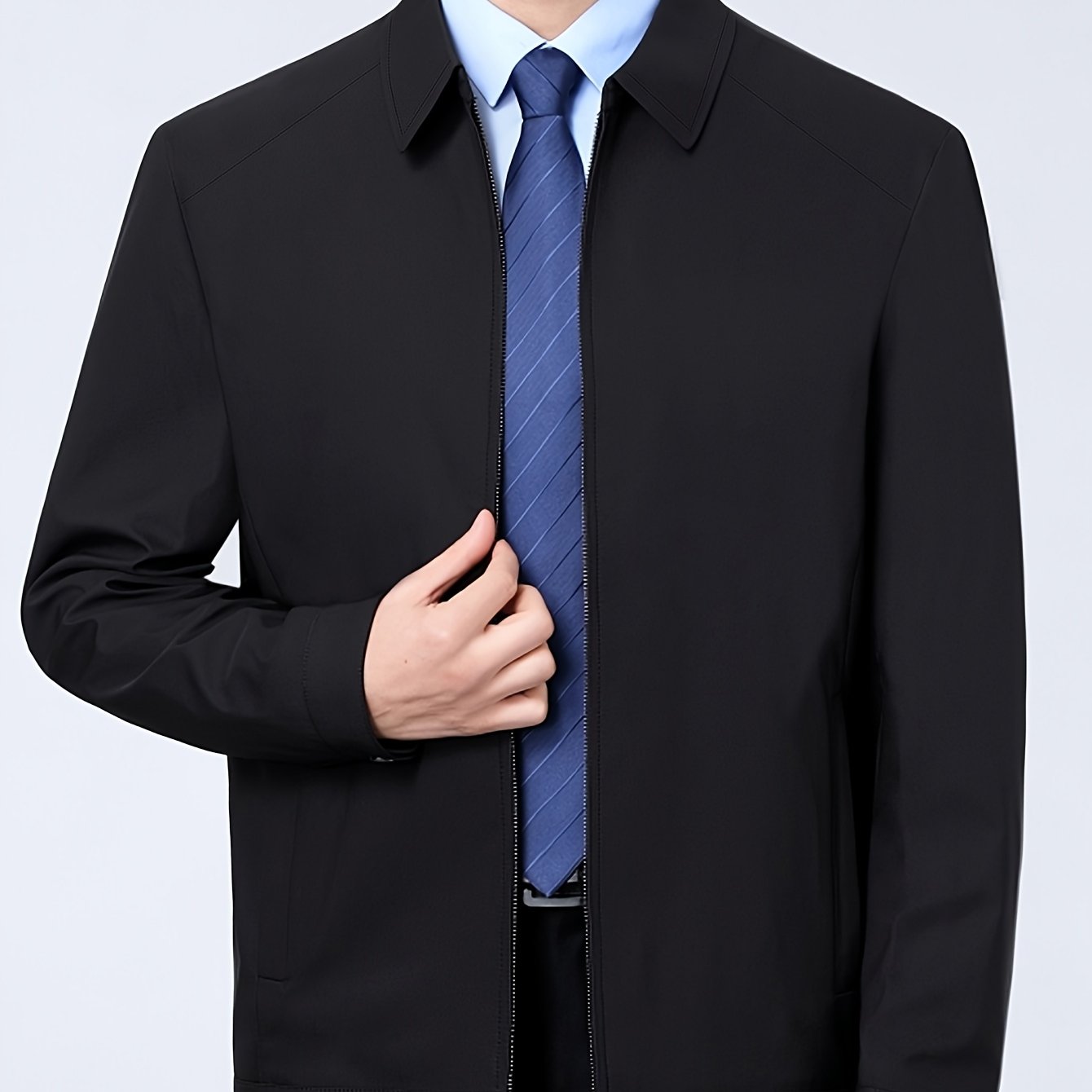 LAURENT MONACO | VESTE DE TRAVAIL À FERMETURE ÉCLAIR POUR HOMMES