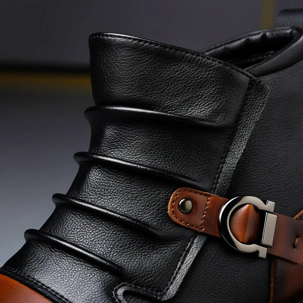 LAURENT MONACO | BOTTINES FRONCÉES POUR HOMMES