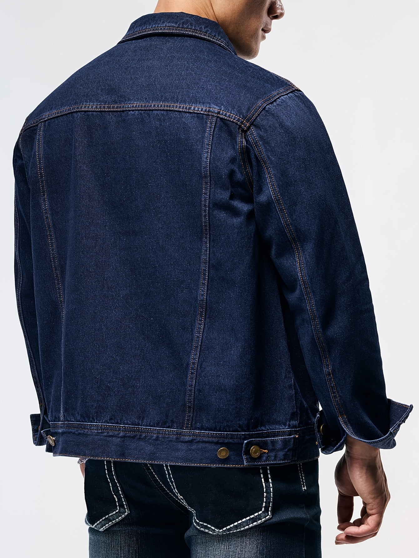 LAURENT MONACO | VESTE DE TRAVAIL EN DENIM POUR HOMMES