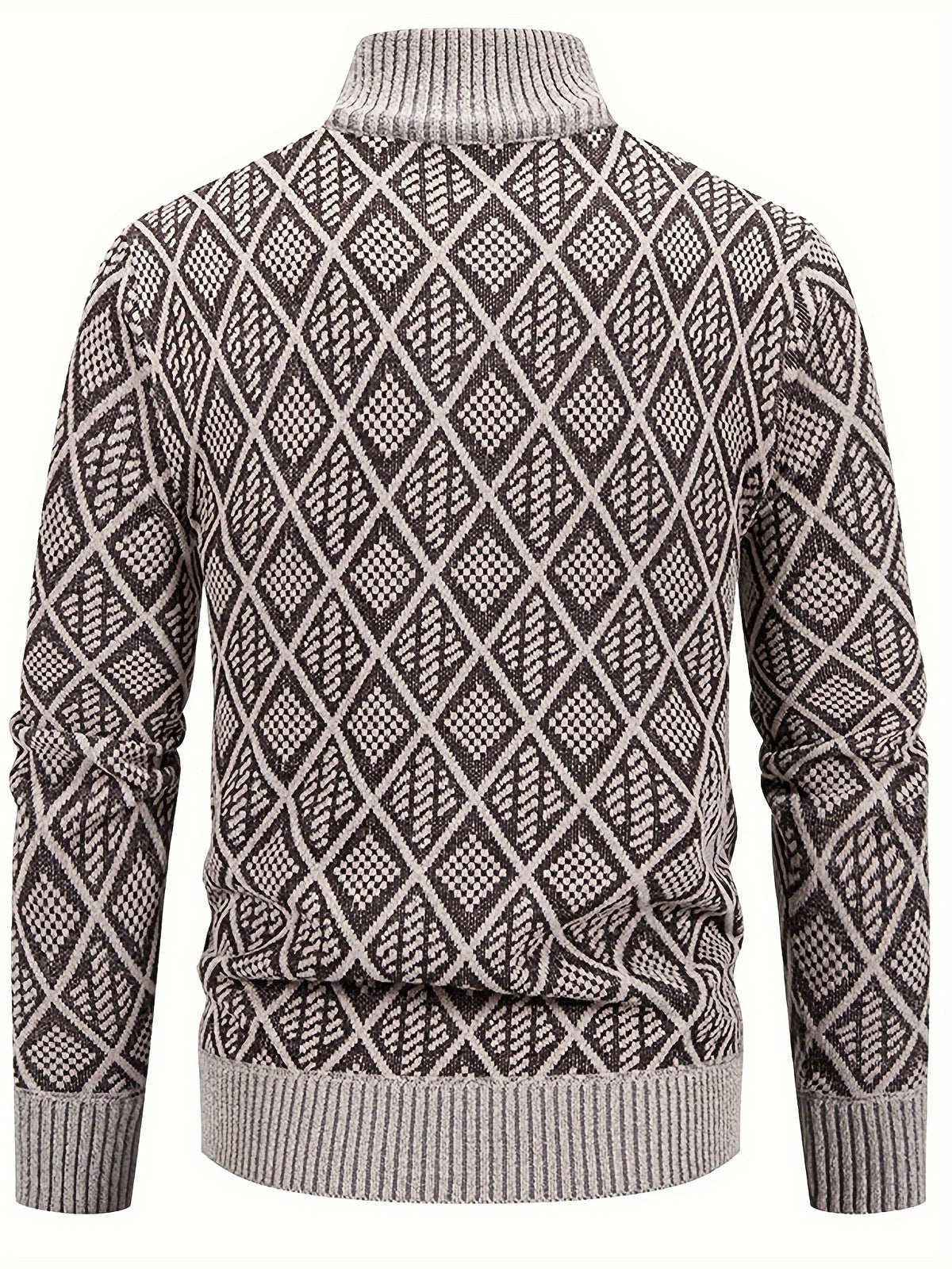 LAURENT MONACO | PULL EN MAILLE GÉOMÉTRIQUE POUR HOMMES