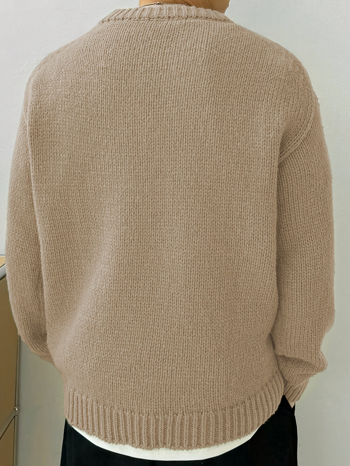 LAURENT MONACO | PULL EN MAILLE À COL ROND POUR HOMMES