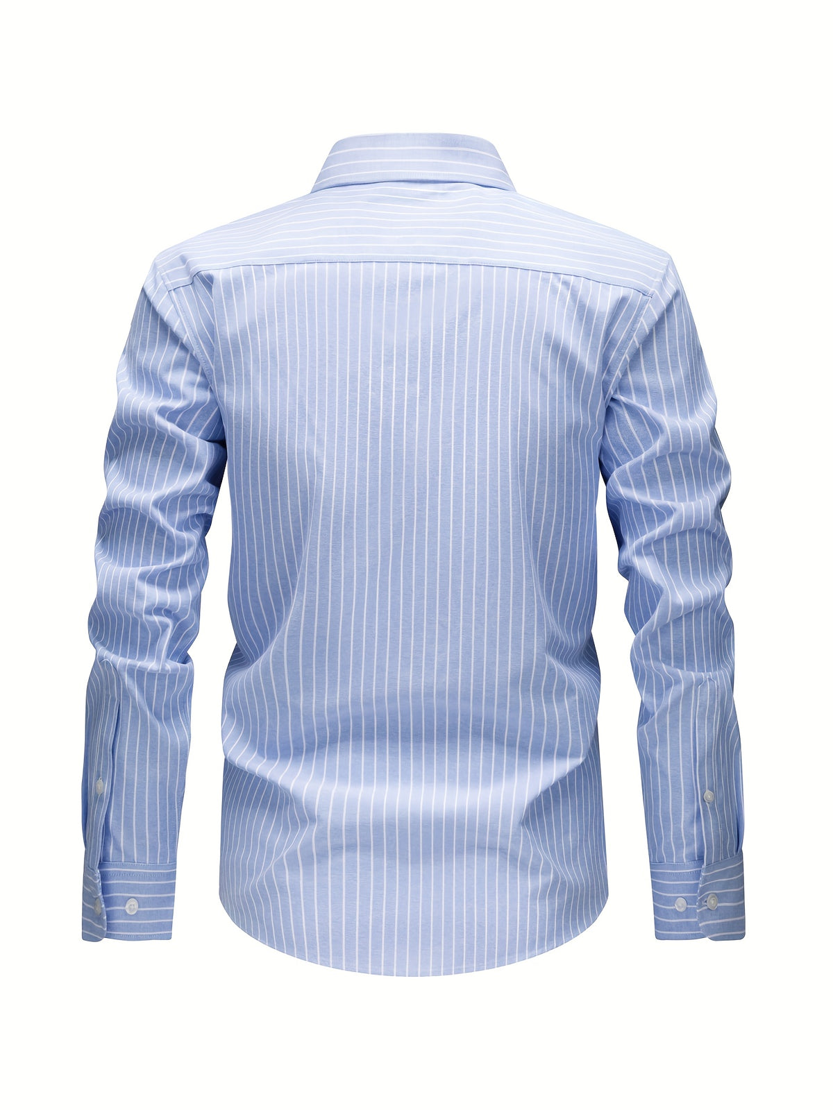 LAURENT MONACO | CHEMISE À RAYURES ET BOUTONS POUR HOMMES