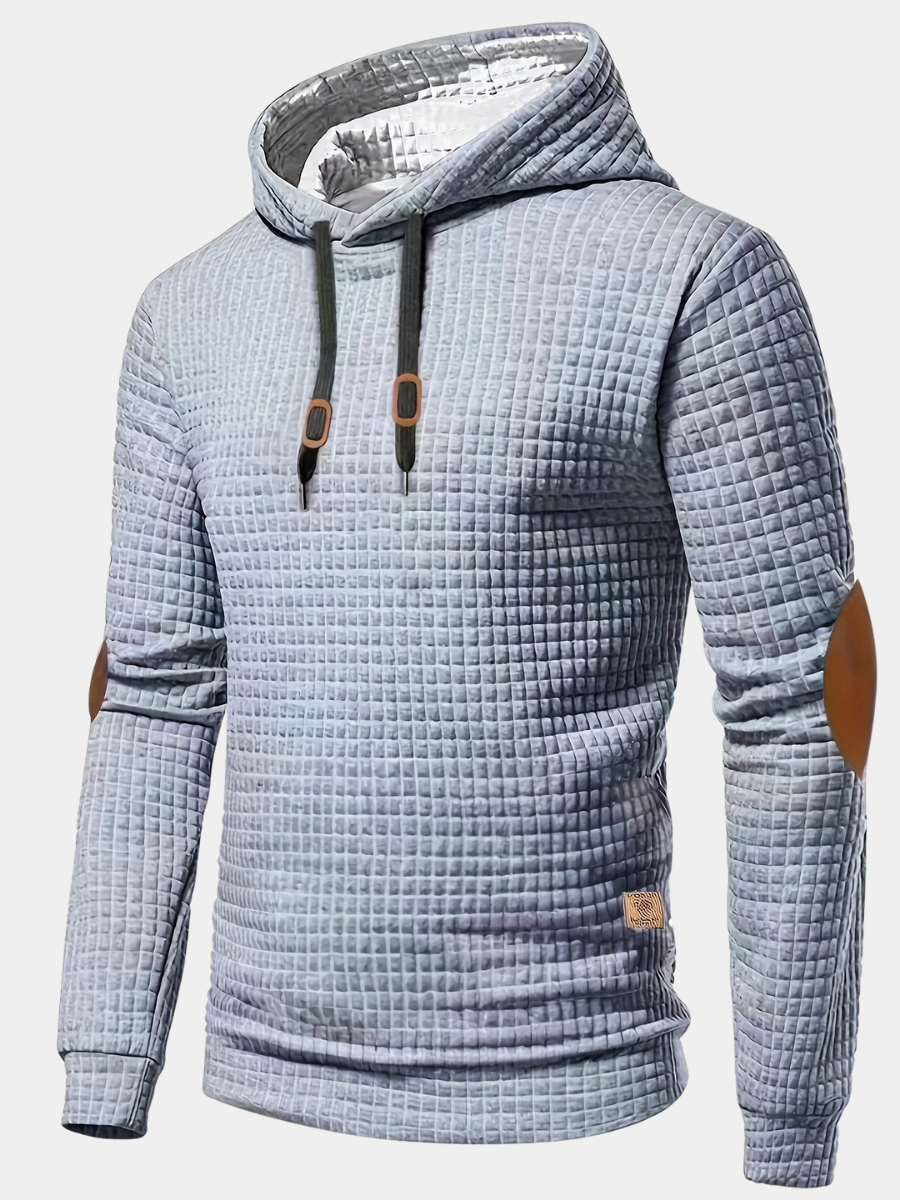 LAURENT MONACO | SWEAT À CAPUCHE À CARREAUX POUR HOMMES