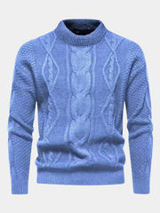 LAURENT MONACO | PULL EN MAILLE COTONNÉE POUR HOMMES