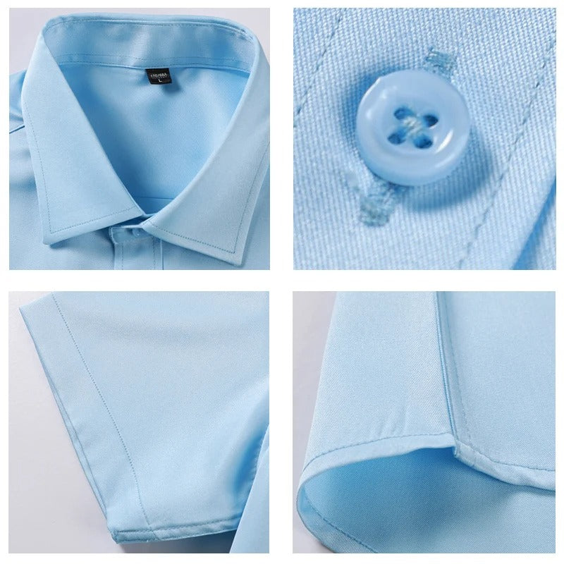 LAURENT MONACO | CHEMISE CHIC À MANCHES COURTES POUR HOMMES