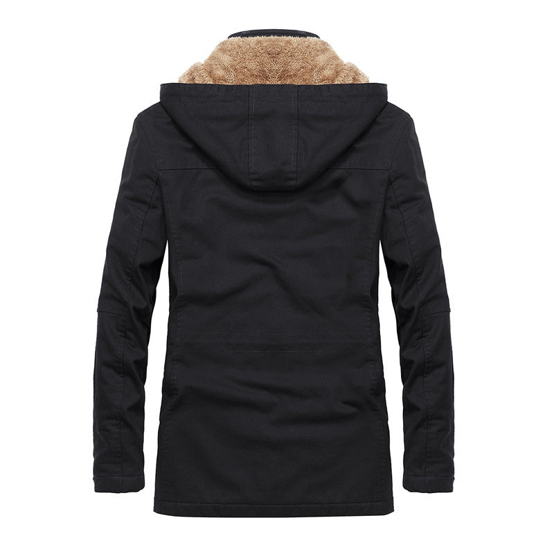 LAURENT MONACO | VESTE À CAPUCHE EN COTON POUR HOMMES