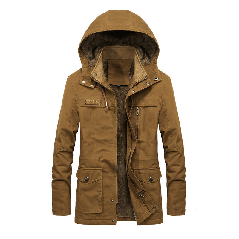 LAURENT MONACO | VESTE À CAPUCHE EN COTON POUR HOMMES