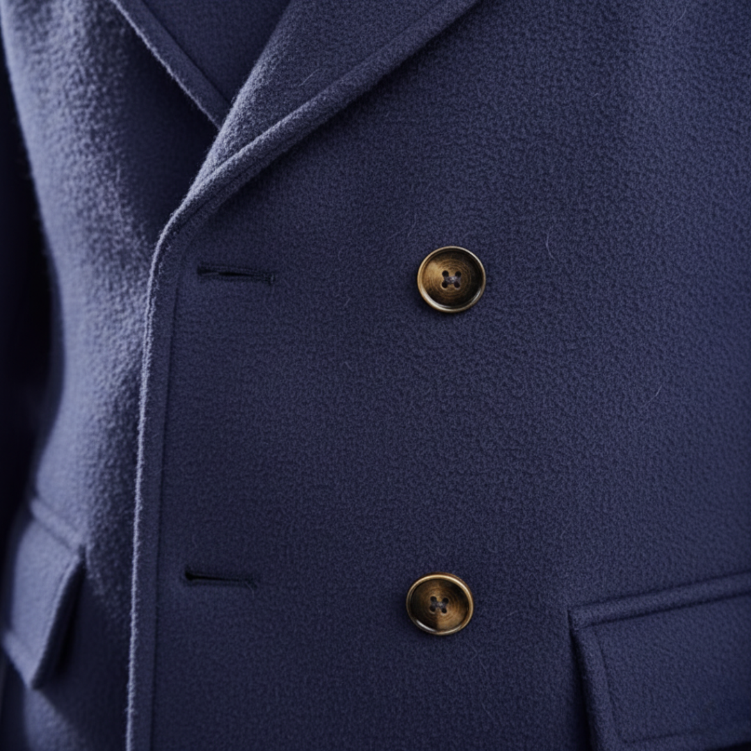 LAURENT MONACO | MANTEAU CLASSIQUE EN LAINE POUR HOMME