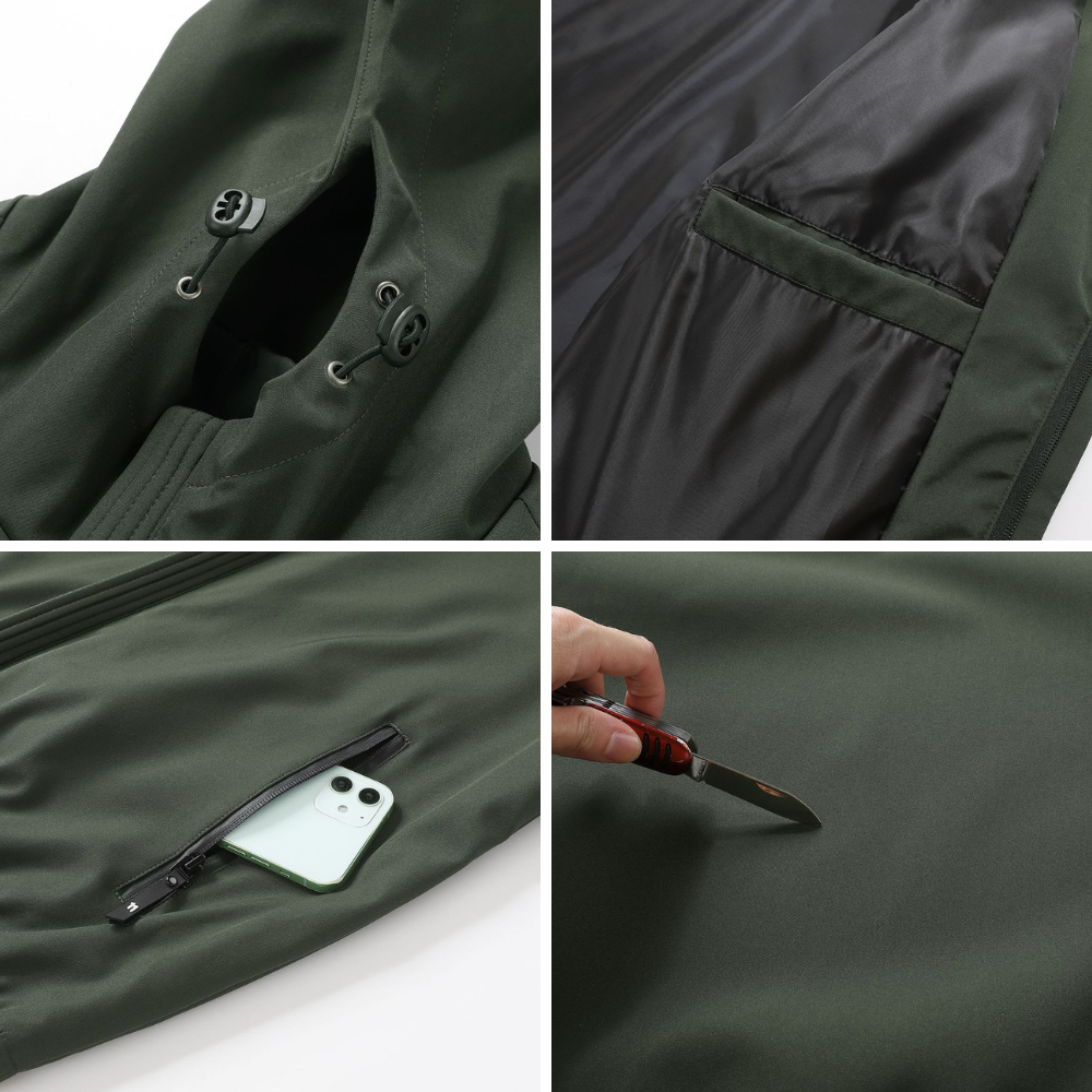 LAURENT MONACO | VESTE COUPE-VENT IMPERMÉABLE