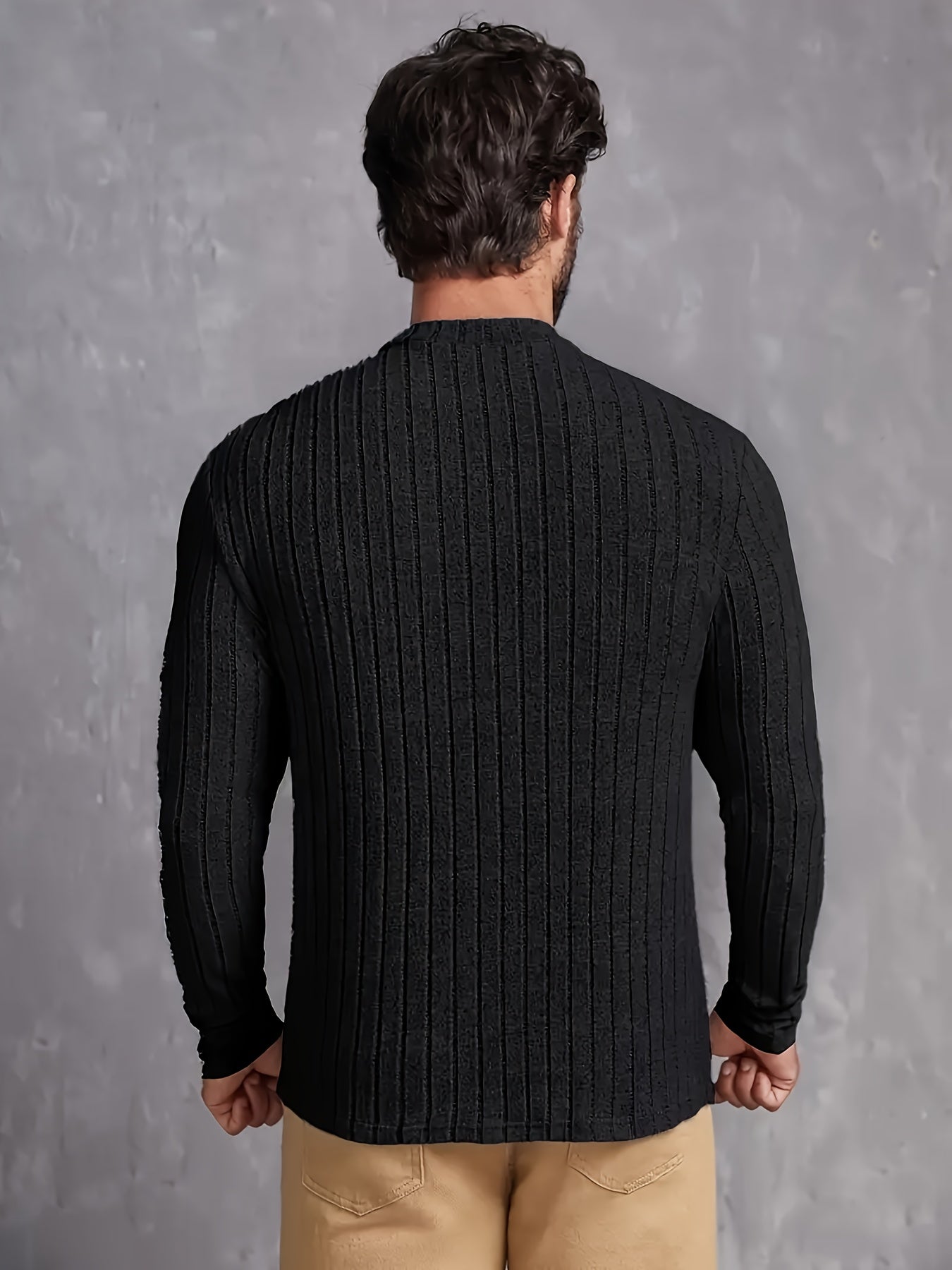 LAURENT MONACO | PULL À RAYURES COTONNÉES POUR HOMMES