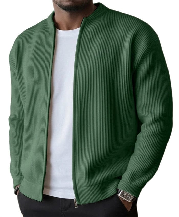 LAURENT MONACO | CARDIGAN À COUTURES COULISSÉES POUR HOMMES