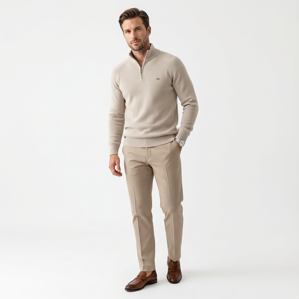 LAURENT MONACO | PULL EN MAILLE DE COTON POUR HOMMES