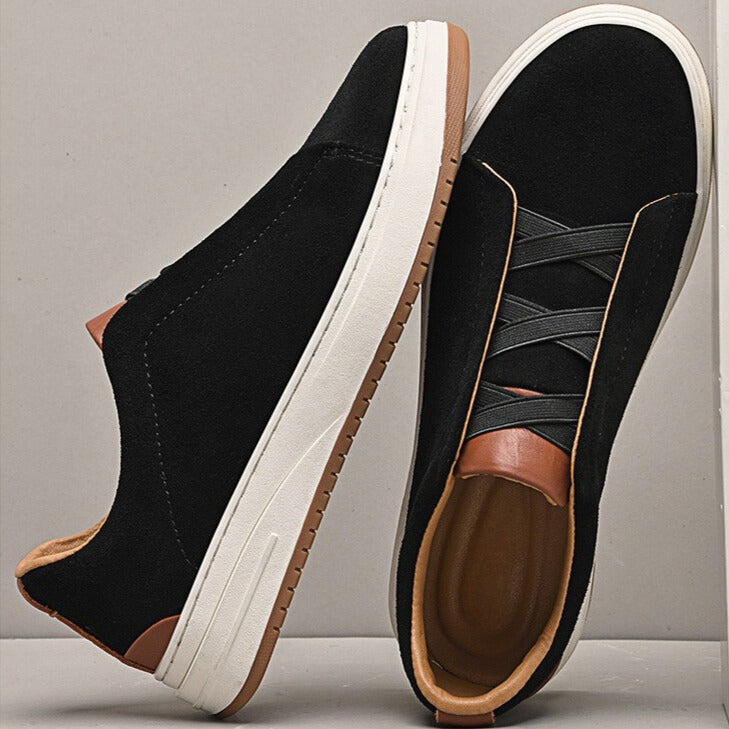 LAURENT MONACO | CHAUSSURES SANS LACETS EN DAIM POUR HOMME