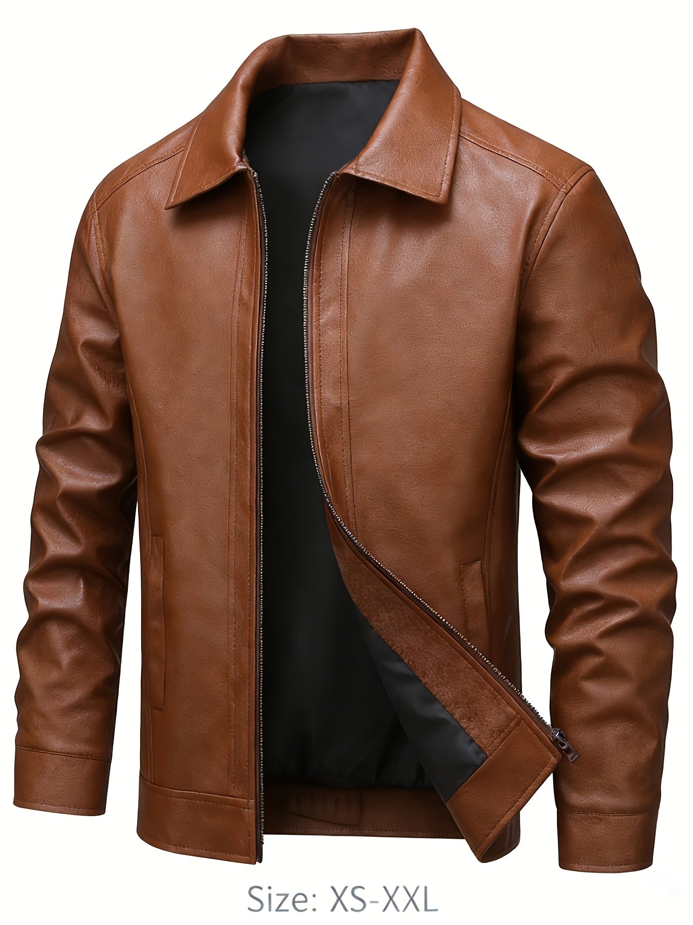 LAURENT MONACO | VESTE EN CUIR CLASSIQUE POUR HOMMES