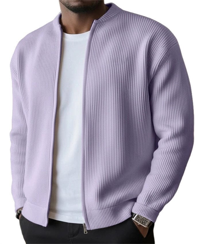 LAURENT MONACO | CARDIGAN À COUTURES COULISSÉES POUR HOMMES
