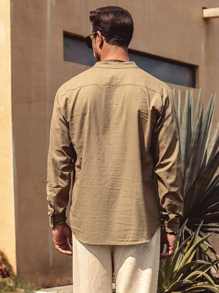 LAURENT MONACO | CHEMISE EN COTON LIN POUR HOMME