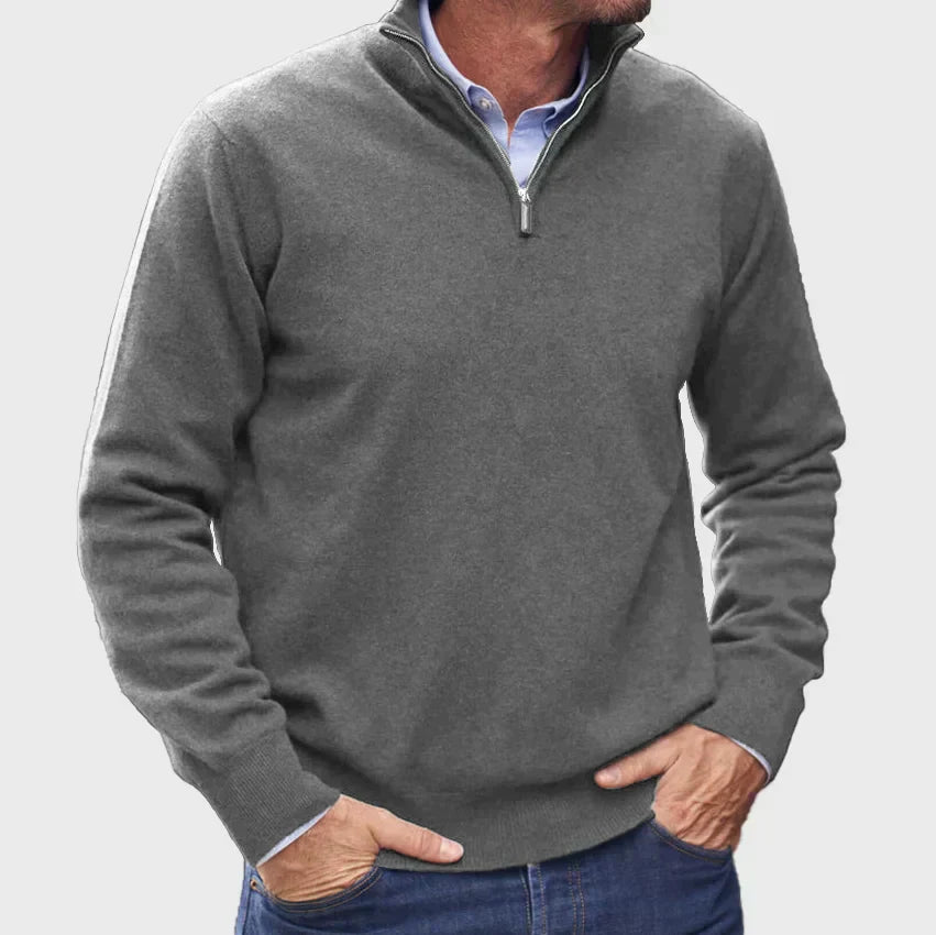 LAURENT MONACO | PULL AVEC ZIP POUR HOMME