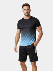 LAURENT MONACO | ENSEMBLE T-SHIRT ET SHORT DE SPORT POUR HOMMES