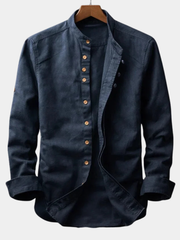 LAURENT MONACO | CHEMISE À COL MONTANT POUR HOMMES