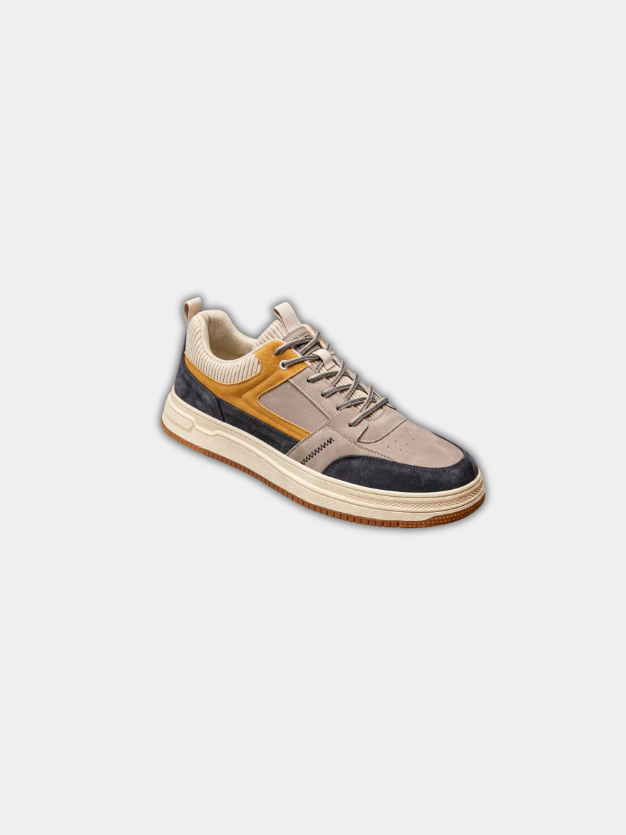 LAURENT MONACO | BASKETS SANS LACETS EN CUIR POUR HOMMES
