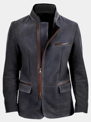 LAURENT MONACO | VESTE DE TERRAIN EN DAIM POUR HOMMES