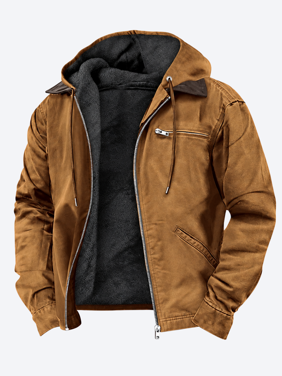 LAURENT MONACO | VESTE CASUAL À CAPUCHE POUR HOMMES