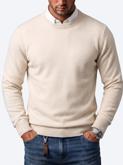 LAURENT MONACO | PULL À CÔTES CLASSIQUE POUR HOMMES