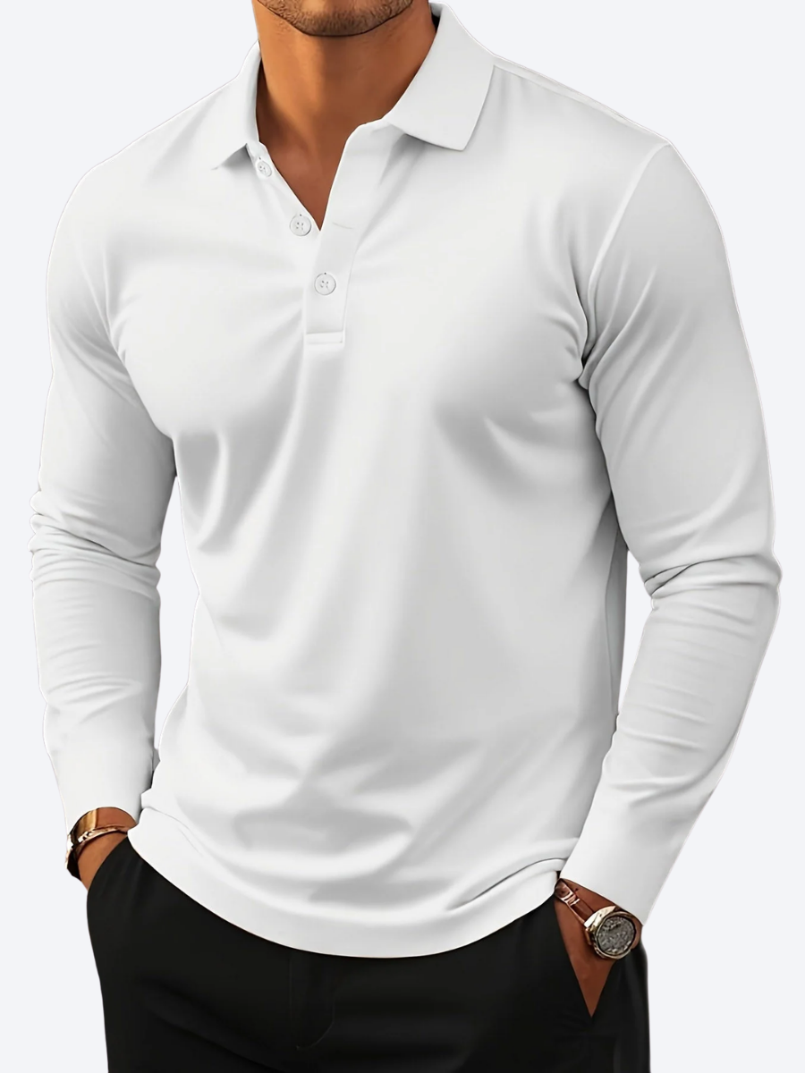 LAURENT MONACO | T-SHIRT À MANCHES LONGUES ÉLASTIQUE POUR HOMMES