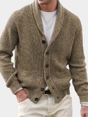 LAURENT MONACO | CARDIGAN À COL CHAL ET BOUTONS POUR HOMMES