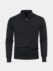 LAURENT MONACO | PULL À COL ZIP POUR HOMMES